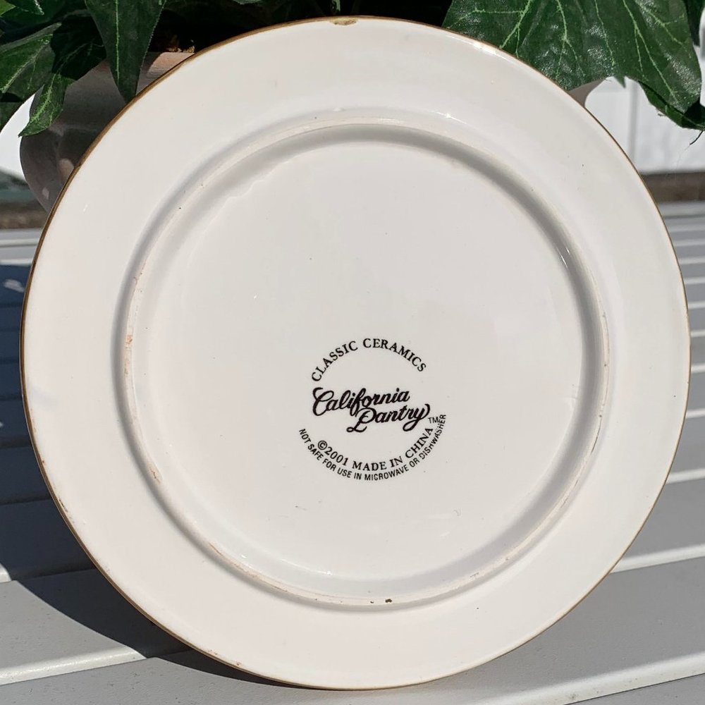 FINAL SALE Vintage Trivet Hotplate Decor California Pantry Classic Ceramic - Picture 4 of 8